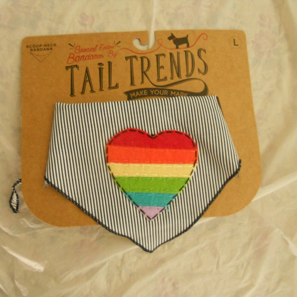 HPx2🎉 3pc Wedding Pride Dog Bandanas Tail Trends Lg nwt - Picture 4 of 7